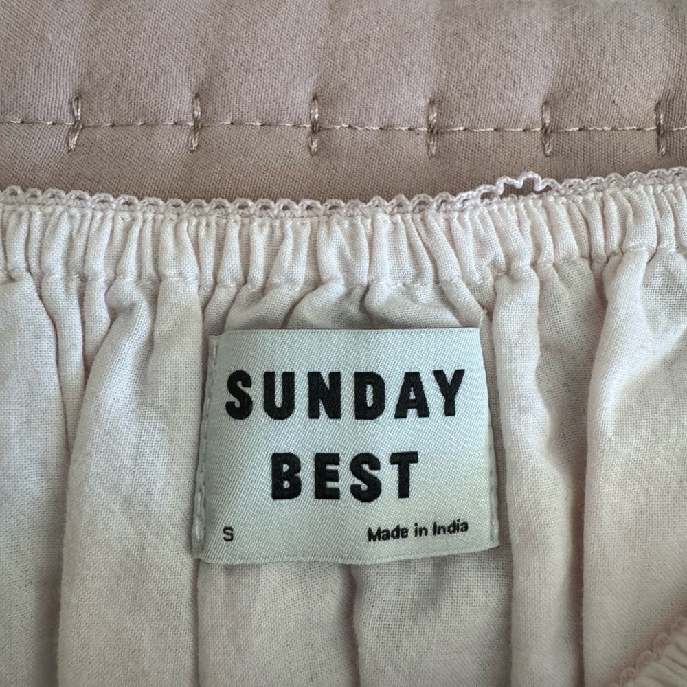 Sunday Best Cream Smocked Blouse - Picture 3 of 3